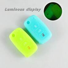 Silicone Key Case For VW Polo Passat B5 Golf 4 5 6 Jetta Mk6 Tiguan Golf CrossFox Plus Eos Scirocco Car Key Cover