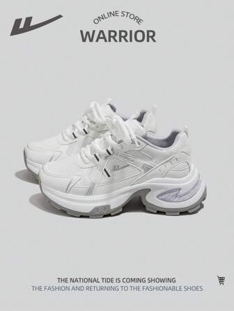 WARRIOR 1 par tjock sula med snörning för kvinnor Lättviktsfri fritidsutomhussport Sneakers med låg topp, mångsidiga och vattentäta