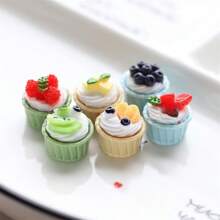 5/6/10/12pcs Realistic Mini Cakes, Pastries, Cake Boxes, 1:12 Dollhouse Accessories, Dollhouse Decor, Miniature Cake Models, Micro Scene Photography Props, Pretend Play Toys, Mini Food Replicas - Multicolor - View 8