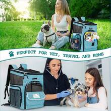 Pet Backpack - Türkis - Übersicht 7
