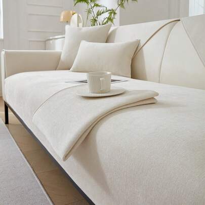 1 vỏ đệm sofa dùng được cả bốn mùa, chất liệu chenille tối giản hiện đại, chống trượt, chống thấm nước, chống bụi, có thể giặt, thân thiện với thú cưng, phù hợp với phòng ngủ, văn phòng, phòng khách, sofa hình chữ L.