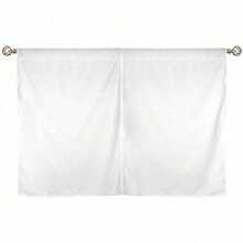 2 Panel 28"X40" Elegant Blue Floral Cafe Curtain Tiers - Light-Filtering, Privacy-Enhancing Short Curtains With Rod Pocket Design, Perfect For Kitchen, Living Room, Bedroom, And Dorm Decor, Machine Washable Polyester, Curtains For Living Room
