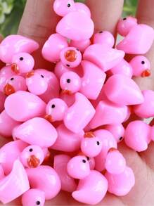 Set de 20 piezas de patitos que brillan en la oscuridad, mini patitos, juguetes de pato de colores aleatorios, figuras miniatura de resina luminosa para manualidades, regalos adorables y coleccionables, detalles para fiestas y relleno de bolsas de recuerdos, ideal para regalos de Pascua - Multicolor - Ver 19