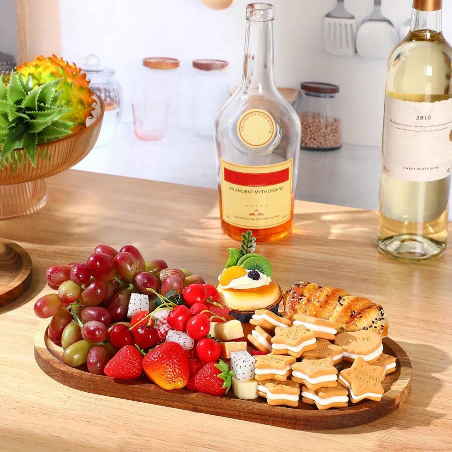 Bandejas De Metal Doradas Bandeja De Servicio Dorada - Acero Inoxidable (33 X 4 Cm) Bandeja Dorada Para Mesa