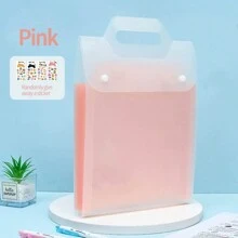 1pc A4 Size Multi-Layer File Organizer Folder, Student Accordion Document Bag For Storing Papers, Test Papers, Data Collection - Test Paper Storage Bag - View 13