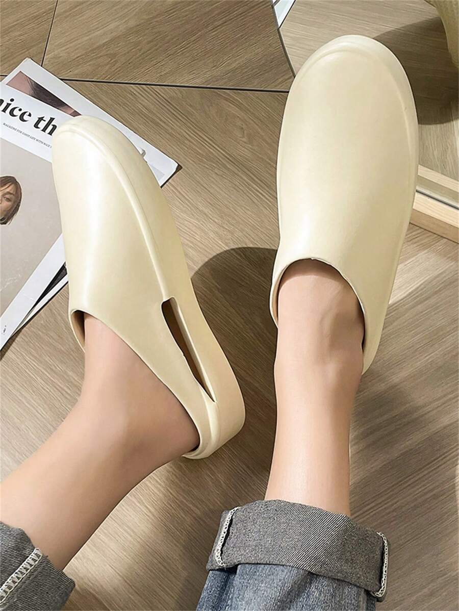 Slip-On Sandals For Women, New Design Outdoor Soft Bottom Non-Slip Beach Shoes, Unisex Casual Slippers - Black - View 1