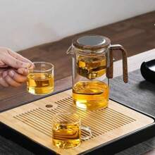 1 件装新款小腰磁力过滤玻璃茶壶自动茶叶分离茶杯返校 - 彩色 - 查看 2