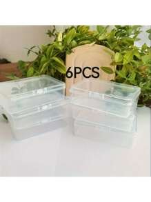 Gói 1 hộp đựng bằng nhựa, chống thấm nước, hộp đựng trong suốt đa chức năng có nắp lật, thích hợp đựng thẻ giao dịch, đồ thủ công, đồ trang sức, đồ dùng may vá, trưng bày và lưu trữ đồ sưu tầm, hoàn hảo để trang trí Giáng sinh, đồ thủ công, thẻ giao dịch, thích hợp cho trẻ em từ 14 tuổi trở lên - Nhiều màu - Xem 3