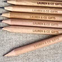 30Pcs/50Pcs/100Pcs Personalized Boho Wedding Pencils Custom Engraved Favors & Gifts | Rustic Save The Date Pencils | Wedding Invitation Accessories | Bridal Shower Party Favor | Guest Gift