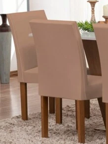 Kit Com 6 Capas para Cadeira De jantar Luxo Malha Gel