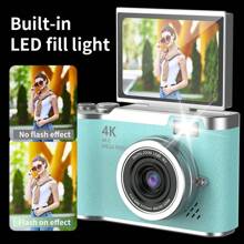 Autofocus 48MP 4K Gezichtsdetectie 2,4-inch Flip Over Display Scherm 16X Zoom Oplaadbare Batterij Pocket Cinema Digitale Compacte Videocamera's