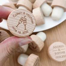 Bouchons de vin personnalisés | Bouchons de vin en bois personnalisés | Bouchons de vin | Bouchons de vin | Bouchons de vin personnalisés | Cadeau pour enterrement de vie de jeune fille | Faveurs de mariage | Liège