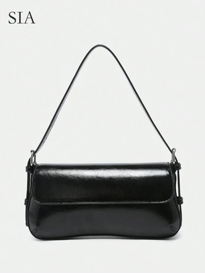 1 Stück modische Vintage Angola rote Polka Punkt Klappe verstellbarer Schulterriemen Umhängetasche, Kunstleder, Leoparden- und Schlangenmuster, Wildleder-Textur geeignet für Date, Straße, Party