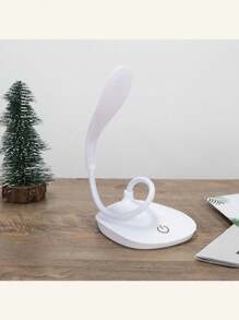 Foldable Charging Learning Bedside USB Desk Lamp, Touch Dimmable Eye-Friendly Computer Desk Lamp, Dormitory Reading Desk Lamp, Bedroom Nightstand Table Lamp, White Light - White - View 7