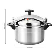 XIANXUS Family Small Mini Pressure Cooker, Pressure Cooker, Aluminum Alloy Pressure Cooker - Silver - View 5