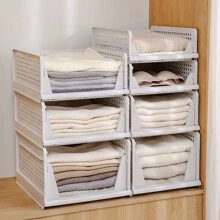 1pc Closet Storage Drawer Organizer Box, High Capacity Foldable Clothing Storage Container With Dividersbedroom,Organizer,Organiser,Home Storage,White T Shirt Women,Black Pants Women,Ladies Winter Clothes,Dress,Winter Clothes For Ladies,Elegant Woman Dresses,White Shirt For Ladies,Long Sleeve,White Jumpsuit For Women,Spring Dresses For Women,Spring Outfits For Women,Spring,Spring Clothes,Minimalist,Summer Tops