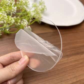 30/50/100PCS 4in Round Clear Circles Sheet Acrylic Wedding Seat Name Card Round Disc Transparent Acrylic Blank Plastic Disc For Cake Holders Coasters Picture Frame Painting Art Project Party DIY Crafts Name Cards And Engraving