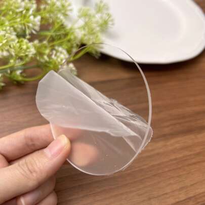 30/50/100 قرص دائري شفاف قياس 4 بوصة، بطاقات اسم جلوس للزفاف من البلاستيك الشفاف، أقراص بلاستيكية شفافة فارغة لحاملات الكيك والأكواب والإطارات ومشاريع الفن والحرف اليدوية وبطاقات الاسم والحفر