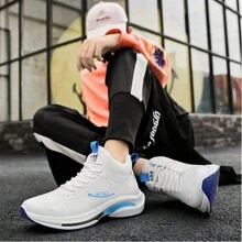 2025 New Men's Ultra-Light Versatile Breathable Casual Running Sneakers, White Sporty Fashion Shoes