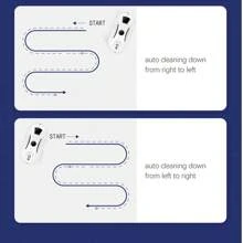 KinseiBeauty Automatic Smart Window Cleaning Robot, Home Use Glass Cleaning Appliance With Path Planning, Remote Control Electric Intelligent Window Cleaner - UK Plug(220-240V) - View 5