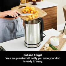 Morphy Richards Classic Soup Maker 1.6L Multi-Settings LED Displayed Panel Motorised Blade Stainless Steel 1000W 48822 - StainlessSteel1 - View 7