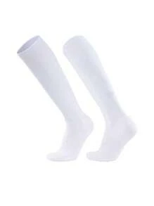 1 Pair Children Solid Color Long Tube Sports Socks, Non-Slip Thickened Terry Sole Football Socks, Absorbent Comfortable Breathable Socks, Suitable For Boys And Girls Basketball, Football Training, Running, Outdoor Activities - Multicolor - View 18