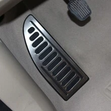 Vỏ bọc bàn đạp xe hơi phù hợp với Focus 2 3 4 MK2 MK3 MK4 Mondeo Fusion Kuga Escape Bàn đạp chân Bàn để chân Bộ phận bàn đạp - Bạc - Xem 2