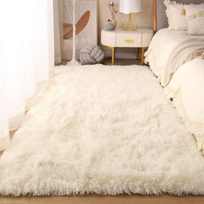 Nordic Style Printed Plush Carpet With Anti-Slip Bottom, Water Absorbent For Bathroom, Soft And Comfortable With Thick Sponge, Suitable For Living Room, Bedroom, Balcony, Study Room, Bathroom