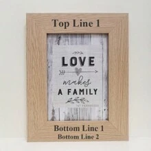1pc Customized Engraved Wooden Photo Frame, Personalized Photo Frame Gift, DIY Photo Frame, Birthday Gift, Gift For Best Friend, Can Engrave Any Text, 5x7 Or 6x4 Graduation Photo - Multicolor - View 5