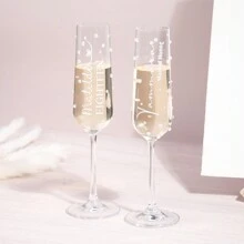 个性化新娘香槟杯、普罗塞克起泡酒杯、带人造珍珠和丝带的香槟杯、婚礼礼物、婚礼、新娘、情人节礼物、多功能、装饰性、防霉、可重复使用、易于清洁、可爱、高品质、可爱、现代、定制、个性化、独特、适合他的理想礼物、适合她、她、女朋友、家人、朋友、儿子、学校学生、工人、儿童、餐厅、浴室、客厅、卧室、办公室、茶室、学校、家居、精致浪漫 - 香檳杯 - 查看 4