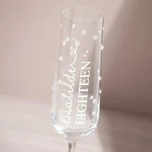 个性化新娘香槟杯、普罗塞克起泡酒杯、带人造珍珠和丝带的香槟杯、婚礼礼物、婚礼、新娘、情人节礼物、多功能、装饰性、防霉、可重复使用、易于清洁、可爱、高品质、可爱、现代、定制、个性化、独特、适合他的理想礼物、适合她、她、女朋友、家人、朋友、儿子、学校学生、工人、儿童、餐厅、浴室、客厅、卧室、办公室、茶室、学校、家居、精致浪漫 - 香檳杯 - 查看 3