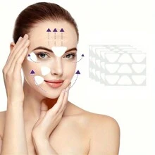 Face & Forehead Wrinkle Patches - Mini Anti Wrinkle Facial Patches To Smooth Eye, Mouth, Forehead Wrinkles - Non-Silicone Face Tape For Fine Wrinkles Between Eyes & Face - White - View 5