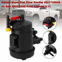 Reemplace la carcasa del filtro de combustible Mopar 68157290AB compatible con Ram 2500 3500 4500 Cummins 6.7L