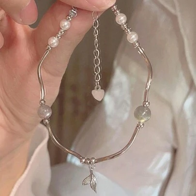 1 件魚尾設計手鍊