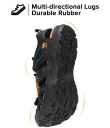 CAMEL CROWN Men's Waterproof Hiking Sandals Closed Toe Water Sandals Athletic Sport Sandals Summer Sandals Beach Sandals For Outdoor