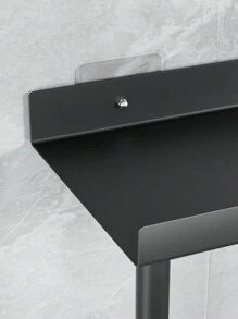 1 件式毛巾架无需钻孔 – 毛巾架自粘式带架子，浴巾架，用于浴室墙壁粘合