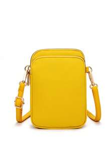 1 Túi đeo chéo mini thời trang thường ngày có túi vải đựng điện thoại, ví đựng tiền xu theo chiều dọc, ví thể thao có giắc cắm tai nghe, dây đeo vai có thể điều chỉnh cho thanh thiếu niên, du lịch, trở lại trường, quà tặng - A - Xem 18