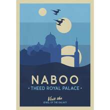 1PC Modern Star Planet Posters Galaxy Attraction Wall Art Canvas Paintings And Print Movie Wars Cover Landscape For Room Home Decor No Frame - Multicolor - View 16