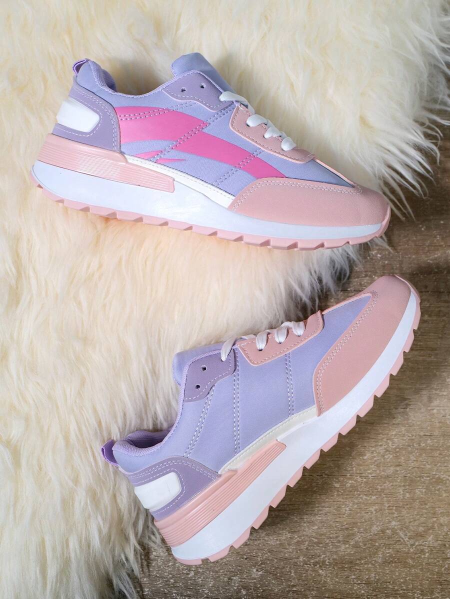 Women Sports Shoes - 紫色 - 查看 1