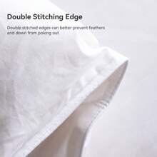 Luxury Hotel Goose Feathers Down Comforter For Year-Round, Luxurious Cozy Duvet Insert Filled Goose Feathers & Down, Skin-Friendly Duvet Insert With Corner Tabs, Medium Warmth Hotel Bedding Comforter, Machine Washable - White - View 5