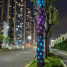 Luzes de Fada USB Inteligentes, Controle Remoto, Sincronização com Música, Luzes Multicoloridas À Prova d'Água de 5m/10m para Aniversário, Festa, Casamento Interno e Árvores, Decoração Externa - Branco - Visão 7