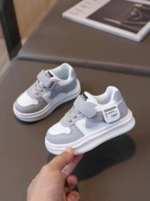 1 双儿童休闲防水运动鞋，适合男孩和女孩，幼儿 - 灰色 - 查看 2