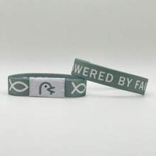 Daily Bible Verse Bracelet Yappy Bible Verse Christian Bracelet - 銀色 - 查看 10