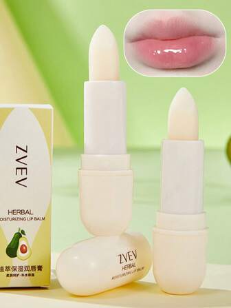 1 件装植物提取物润唇膏持久滋养保湿干燥嘴唇防脱皮改善干裂日常男女唇部护理棒