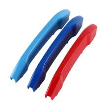 3x M Color Kidney Grille Bar Cover Decal Stripe Clips Cover For BMW X3 G01 2018 - 彩色 - 查看 6