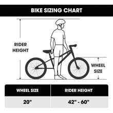 Hiland Climber 20 Inch Youth Mountain Bike For Boys & Girls Age 5-12, Single Speed Bike With V-Brake (Pink, Mint Green, Blue & Black) - 黑色 - 查看 11