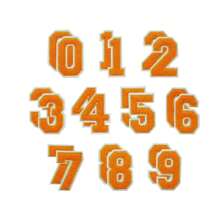 3/10/20pcs 3.2inch Chenille Number 0-9 Embroidered Iron-On/Sew-On Patch Apparel Accessories, Suitable For Clothes, Jackets, Hats, Books, Backpacks - DIY Embroidered Patch Supplies