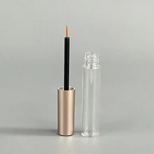 1/5/10个装玫瑰金可填充化妆品小瓶，5毫升透明空眼线笔瓶带漏斗，便携式睫毛膏容器，化妆品，便宜，房间装饰，梳妆台，旅行，卧室，化妆配件，便宜，圣诞礼物，化妆品，化妆工具，便宜货，礼物，女士礼物，圣诞礼物 - 乾枯玫瑰色 - 查看 2