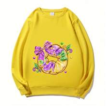 1 件/2 件/3 件国王蛋糕狂欢节狂欢节让美好时光滚动补丁图案熨烫转印贴纸适用于 T 恤运动衫牛仔裤包服装配饰面具牛仔裤和背包帽子枕头