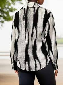 Women's Simple & Fashionable Long Sleeve Shirt, Suitable For Summer - Multicolor - View 4